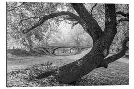 Magnettafel Historisches New York: Romantische Brücke in Central Park, 1933