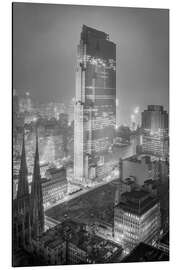 Alubild Historisches New York: Rockefeller Plaza bei Nacht, 1933