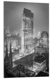 Tableau en plexi-alu Historisches New York: Rockefeller Plaza at Night, 1933