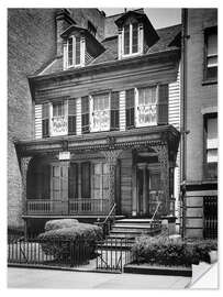 Selvklebende plakat Historic New York: The Little House, 1933