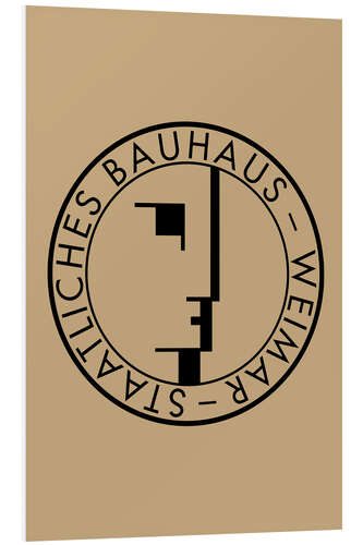 Foam board print Bauhaus Weimar