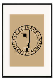 Gerahmter Kunstdruck Bauhaus Weimar