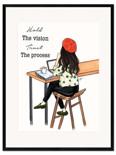 Gerahmter Kunstdruck Hold The Vision
