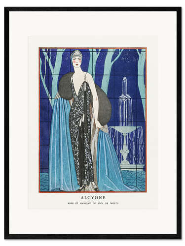 Plakat artystyczny premium w ramie Alcyone