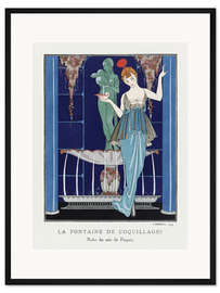 Gerahmter Kunstdruck Der Muschelbrunnen