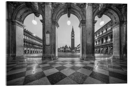 Acrylglasbild Markusplatz in Venedig