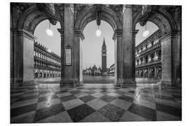 Foam board print St. Mark's Square in Venice