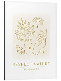 Magnettafel Respektiere die Natur