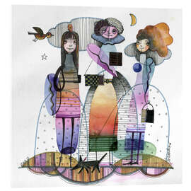 Acrylglasbild Tochter, Großmutter und Mutter - Elena Samborskaja