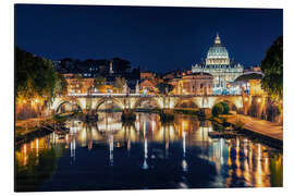 Stampa su alluminio Rome by Night