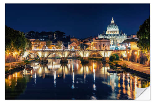 Vinilo para la pared Rome by Night