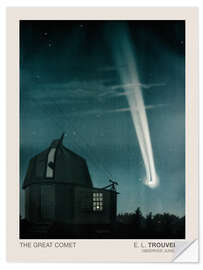 Wall sticker The Great Comet of 1881, Astronomical Drawing