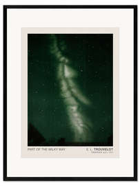 Ingelijste kunstdruk Part of the milky way, Astronomical Drawings
