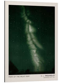 Magnettafel Teil der Milchstraße, astronomische Zeichnungen