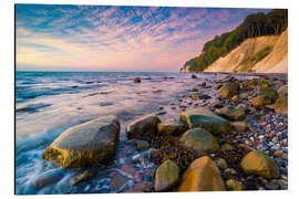 Aluminium print Chalk coast on the island of Ruegen