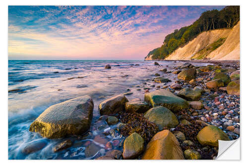 Sisustustarra Chalk coast on the island of Ruegen