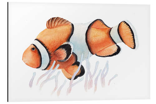 Tableau en aluminium Clownfisch