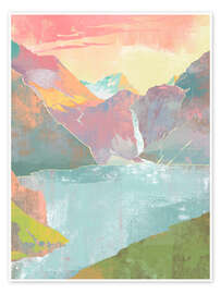 Wall print  Alps - Nikita Jariwala
