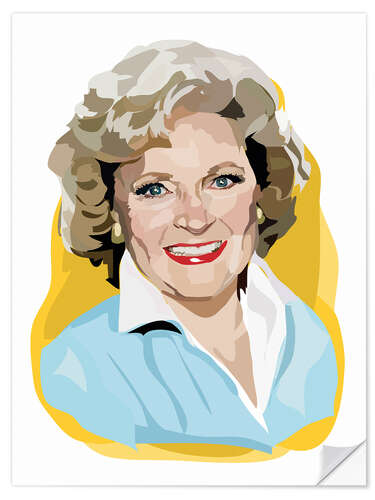 Wandsticker Rose Golden Girls