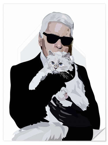 Wall sticker Karl and Cat