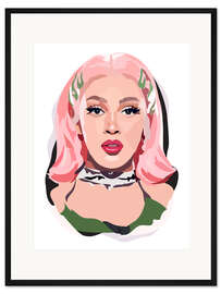 Gerahmter Kunstdruck Doja