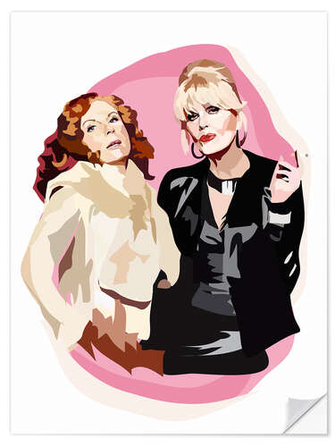 Wandsticker Ab Fab II