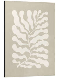 Magnettafel Abstrakte beige Pflanze