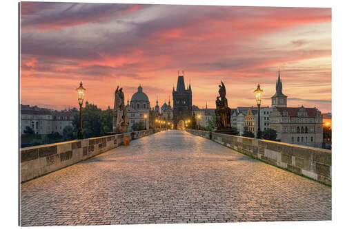 Gallery print Charles Bridge Prague early morning