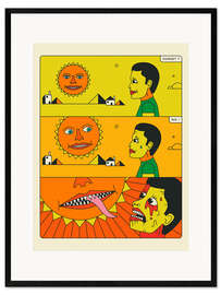 Framed art print Bad sun