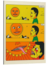 Magnettafel Böse Sonne