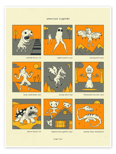 Poster American Cryptids II