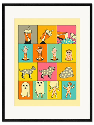Framed art print Strange changes