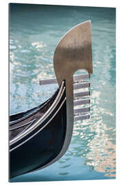 Gallery print Bow fitting of a gondola in Venice