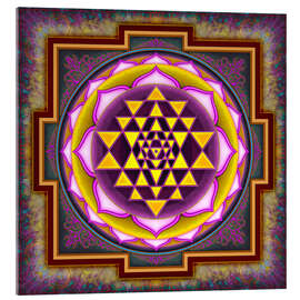 Acrylic print Intuition Sri Yantra IV