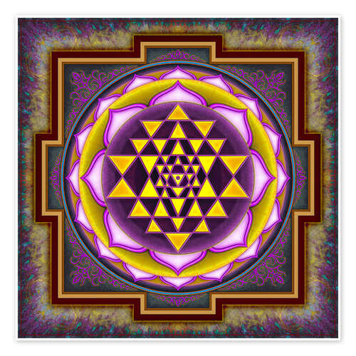 Poster Intuition Sri Yantra IV