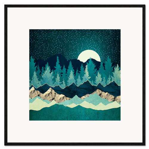 Framed art print Sage Forest