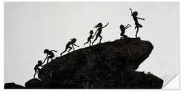 Vinilo para la pared Joyful Children, “Per aspera ad astra”, Painting No. 18, 1888