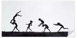 Wall sticker Happy children playing, “Per aspera ad astra”, Painting No. 10, 1888