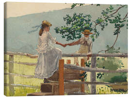 Canvas print “On the Stile”, 1878