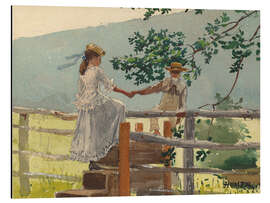 Magnettafel "Auf dem Pfosten", 1878