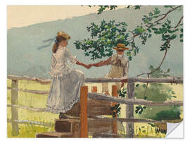 Wall sticker “On the Stile”, 1878