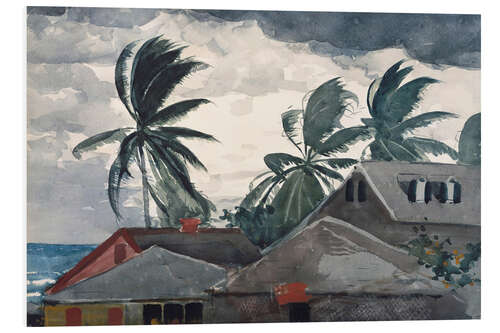 Bilde på skumplate Hurricane, Bahamas, 1898