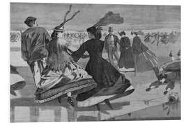 Tableau en PVC "Our National Winter Exercise – Skating", 1866