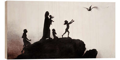 Wood print "Per Aspera ad Astra", Gemälde Nr. 1, 1888
