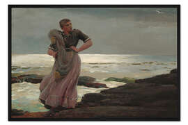 Gerahmter Kunstdruck Ein Licht auf dem Meer, 1897