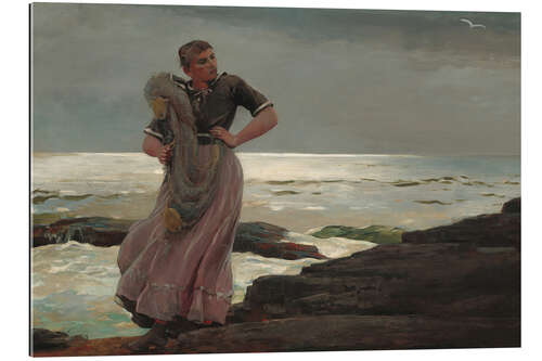 Quadro em plexi-alumínio A Light on the Sea, 1897