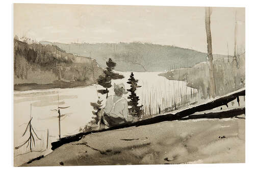 PVC print Mountain River or Lake, 1897