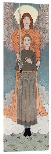 Akryylilasitaulu Joan of Arc and an angel, 1896