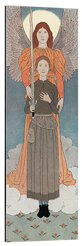 Aluminium print Joan of Arc and an angel, 1896