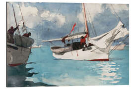 Magnettafel Fischerboot, Key West, 1903